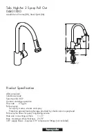 Hans Grohe Talis 06801XX0 Product Specification preview