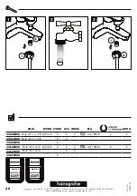 Предварительный просмотр 12 страницы Hans Grohe Talis 32440000 Instructions For Use/Assembly Instructions