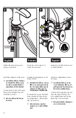 Preview for 6 page of Hans Grohe Talis C 14127 1 Series Installation/User Instructions/Warranty