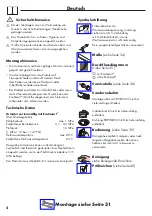 Preview for 2 page of Hans Grohe Talis Care 32035000 Instructions For Use/Assembly Instructions