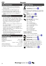 Preview for 2 page of Hans Grohe Talis E 71732 Series Instructions For Use/Assembly Instructions