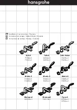 Preview for 1 page of Hans Grohe Talis E 71748 1 Series Installation/User Instructions/Warranty