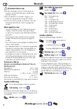 Preview for 2 page of Hans Grohe Talis E 80 71700 Series Instructions For Use/Assembly Instructions