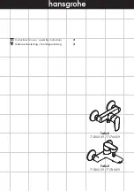 Hans Grohe Talis E Instructions For Use/Assembly Instructions preview