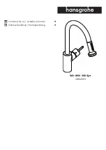 Hans Grohe Talis M52 220 2jet 14864003 Instructions For Use/Assembly Instructions preview