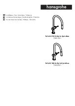 Preview for 1 page of Hans Grohe Talis N 210 O-Style 2jet sBox 72801 Series Manual