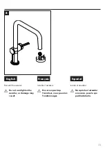 Preview for 11 page of Hans Grohe Talis N 220 U-Style 1Jet 72806 1 Series Installation/User Instructions/Warranty