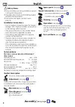 Preview for 4 page of Hans Grohe Talis S 140 72114000 Instructions For Use/Assembly Instructions