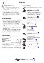 Preview for 2 page of Hans Grohe Talis S 190 72031000 Instructions For Use/Assembly Instructions