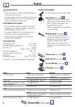 Preview for 4 page of Hans Grohe Talis S 2 Variarc 14873000 Instructions For Use/Assembly Instructions