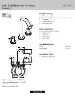 Предварительный просмотр 1 страницы Hans Grohe Talis S 32310XX1 Specification Sheet