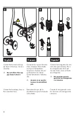 Preview for 8 page of Hans Grohe Talis S SemiArc 2-Spray Pull-Out 04247 0... Installation/User Instructions/Warranty