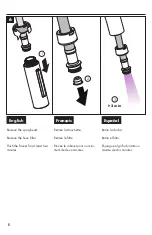 Preview for 10 page of Hans Grohe Talis S SemiArc 2-Spray Pull-Out 04247 0... Installation/User Instructions/Warranty