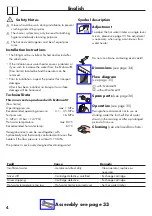 Preview for 4 page of Hans Grohe Talis S2 32047000 Instructions For Use/Assembly Instructions