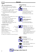 Preview for 2 page of Hans Grohe Talis S2 Series Instructions For Use/Assembly Instructions