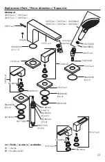 Preview for 23 page of Hans Grohe Talis Select 72419 1 Series Installation/User Instructions/Warranty