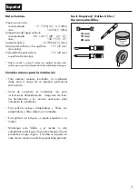 Preview for 3 page of Hans Grohe Talis Select E 240 71753 1 Series Installation/User Instructions/Warranty