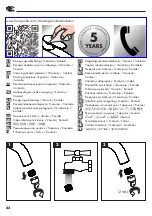 Предварительный просмотр 42 страницы Hans Grohe Tecturis S 110 Fine CoolStar 73320 Series Instruction Manual