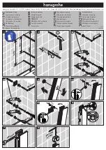 Hans Grohe Unica'E 27645007 Assembly Instructions предпросмотр