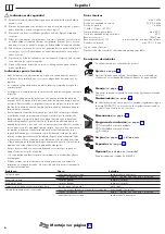 Предварительный просмотр 6 страницы Hans Grohe Verso 220 Showerpipe Series Instructions For Use/Assembly Instructions