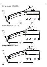 Предварительный просмотр 18 страницы Hans Grohe Verso Mono 28722000 Assembly Instructions Manual