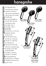 Hans Grohe Verso Mono 28722000 Assembly Instructions preview