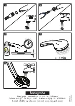 Preview for 4 page of Hans Grohe Verso Mono 28722000 Assembly Instructions