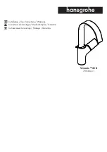 Hans Grohe Vivenis 210 75030 1 Series Installation/User Instructions/Warranty preview