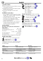 Preview for 4 page of Hans Grohe Vivenis 210 75030 Series Instructions For Use/Assembly Instructions