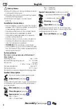 Preview for 4 page of Hans Grohe Vivenis 250 75040 Series Instructions For Use/Assembly Instructions