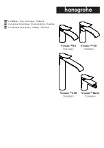 Preview for 1 page of Hans Grohe Vivenis 75200 1 Series Installation/User Instructions/Warranty