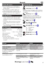 Preview for 3 page of Hans Grohe Vivenis 75420 9 Series Instructions For Use/Assembly Instructions