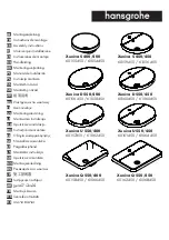 Preview for 1 page of Hans Grohe Xuniva S 400/400 60155450 Assembly Instructions Manual