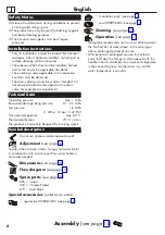 Preview for 4 page of Hans Grohe Zebris 110 CoolStart 72570 Series Instructions For Use/Assembly Instructions