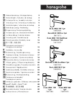 Preview for 1 page of Hans Grohe Zesis M33 150 1jet 74802 Series Instructions For Use/Assembly Instructions