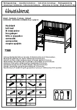 HANS NATUR 7390 Assembly Instructions Manual предпросмотр