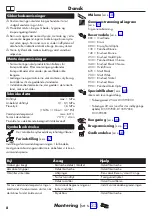 Preview for 8 page of Hans Metris S 31465 Series Instructions For Use/Assembly Instructions