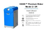 Preview for 1 page of Hans Premium Water 2 Owner'S Manual