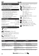 Preview for 24 page of Hans Talis M54 210 2jet 72800 Series Instructions For Use/Assembly Instructions