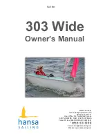 Preview for 1 page of Hansa Sailing 303 Wide Owner'S Manual