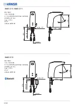 Preview for 4 page of Hansa 4015474273375 Installation And Maintenance Manual