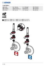 Preview for 10 page of Hansa 4015474273375 Installation And Maintenance Manual