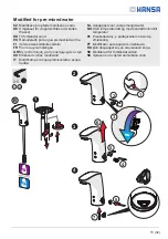 Preview for 15 page of Hansa 4015474273375 Installation And Maintenance Manual