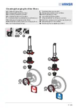 Предварительный просмотр 17 страницы Hansa 4015474273375 Installation And Maintenance Manual