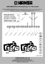 Hansa 4402 Mounting And Operating Instructions предпросмотр