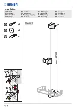 Preview for 4 page of Hansa 4445 0100 Installation And Maintenance Manual