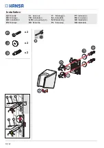 Preview for 8 page of Hansa 4445 0100 Installation And Maintenance Manual