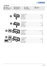 Предварительный просмотр 3 страницы Hansa 4450 9583 Installation And Maintenance Manual