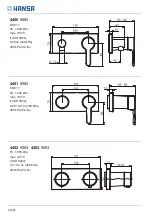 Предварительный просмотр 4 страницы Hansa 4450 9583 Installation And Maintenance Manual