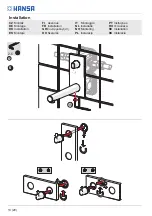 Предварительный просмотр 10 страницы Hansa 4491 2010 Installation And Maintenance Manual